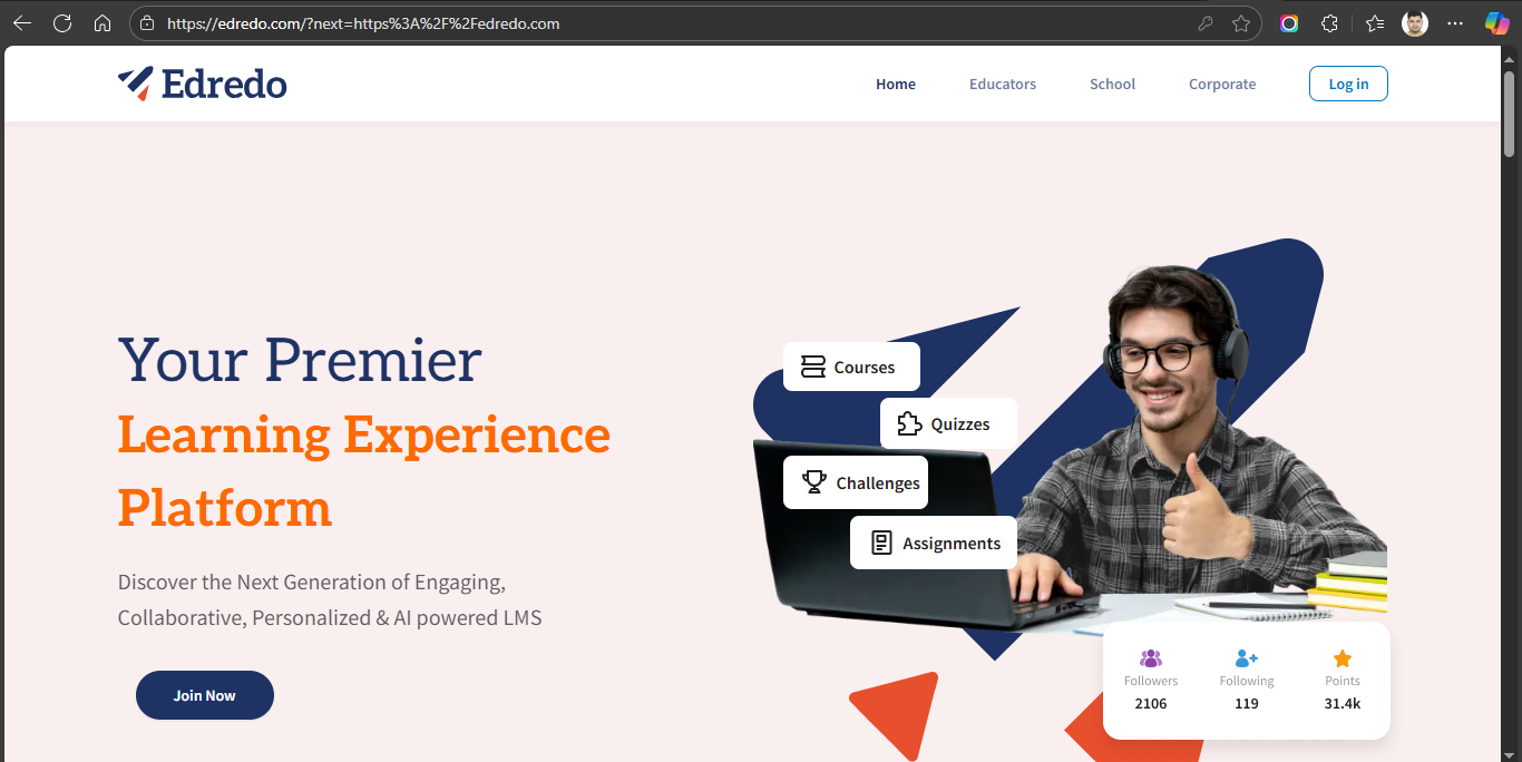 Landing Page