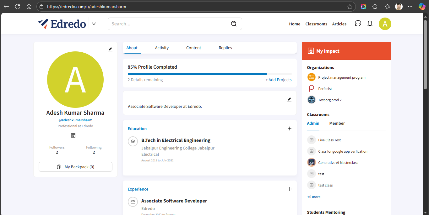 Profile Management