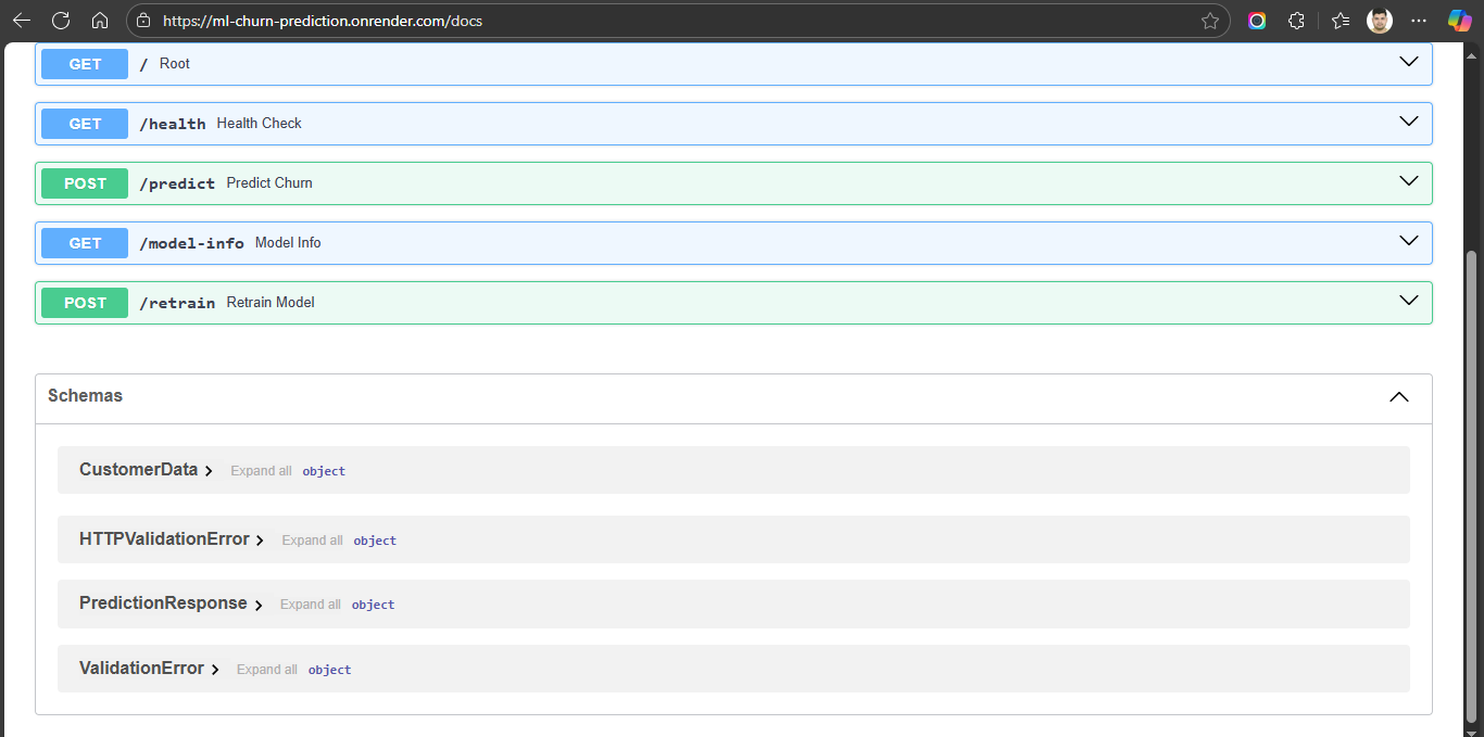 Churn Prediction API Docs Part 2